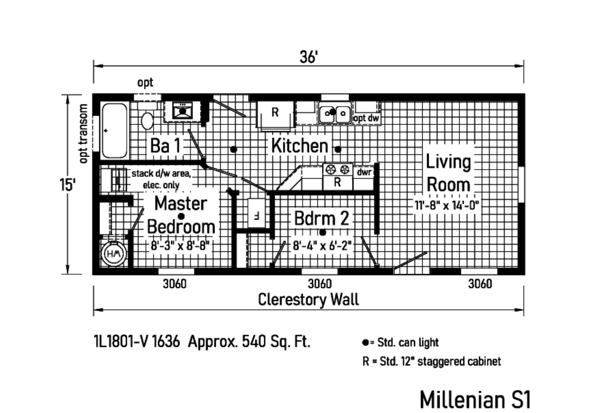 Arinco-houseです Landmark Millenian Millenian S1 1L1801-V by Cavco Goshen - Cavco